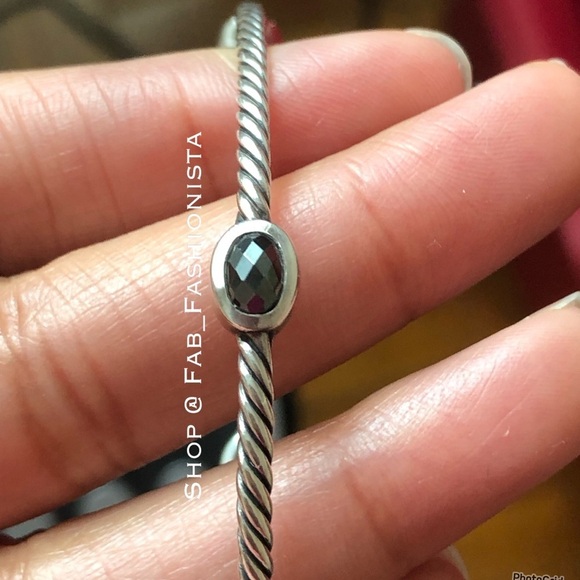 David Yurman bangle bracelet with gemstones - Picture 5 of 17